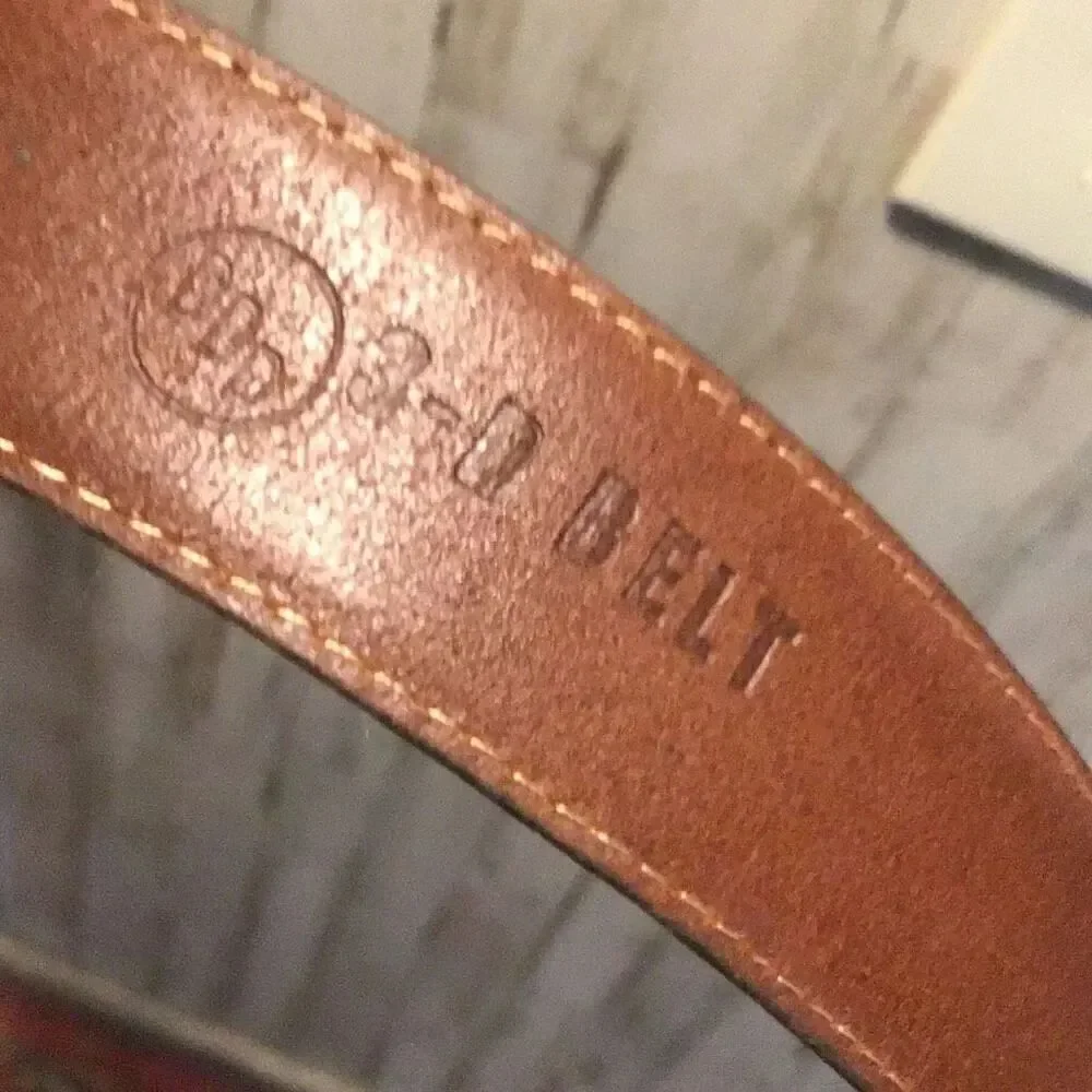 Belt, genuine harness, leather, 38 inches